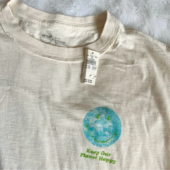 NWT aerie oversized tshirt - Picture 3 of 4
